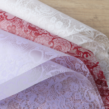 Han Su χαρτί για μπουκέτα, αδιάβροχο μοτίβο, εκτύπωση με μελάνι, εξωτερική συσκευασία, μάρκα Full Margin