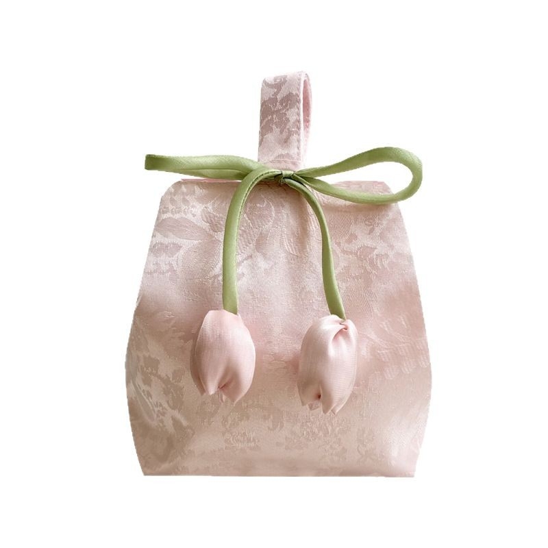 Audinių dovanų maišelis Deivės festivaliui, aliejinės tapybos stilius, skalbiamas, nešiojamas, siūta konstrukcija