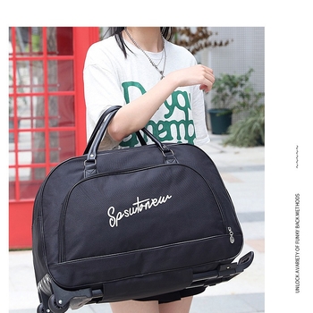 Unisex τσάντα ταξιδιού με μεγάλη χωρητικότητα, αδιάβροχο Oxford ύφασμα, για σύντομα ταξίδια, Άνοιξη 2024