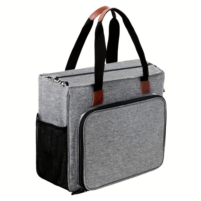 Torba za skladištenje za kukičanje, kockasti oblik, velikog kapaciteta, Oxford materijal, višestruka upotreba, Eb Square Series, za putovanja