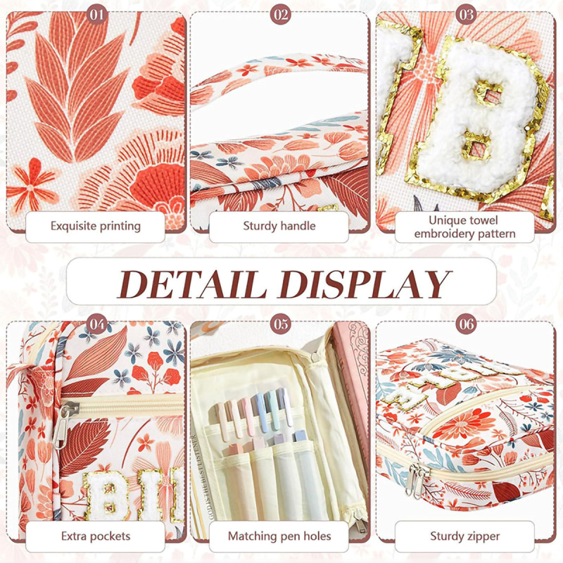 Чанта за книги, форма на чанта, материал 600D Oxford, мултифункционална, за пътуване и настолно съхранение; подходяща за книги, списания, канцеларски материали и козметика