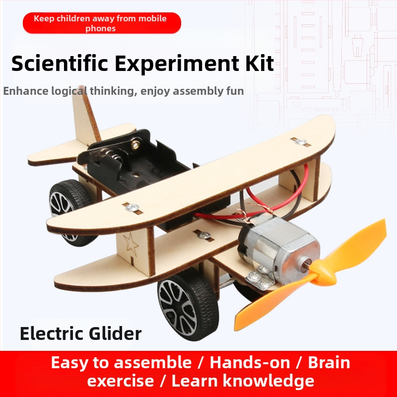 Medinis mokslinių eksperimentų rinkinys DIY fiziniams išradimams, neelektrinis, daugiafunkcinis, amžius 7-14 metų