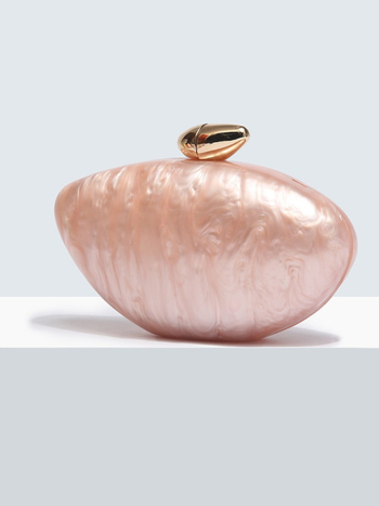 Ακρυλική τσάντα ώμου σε ευρωπαϊκό και αμερικανικό στυλ, οβάλ σχήματος αβγού, μαγνητικό κούμπωμα, θήκη για κινητό