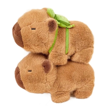 Πλασμένη λούτρινη κούκλα: καπιβάρα με βραχιόλι‑χάπι, λούτρινο ζώο (αλεπού-ρακούνος), πλήρωση PP βαμβάκι, πολύ μαλακό κοντό βελούδινο ύφασμα, προσαρμογή σύμφωνα με σχέδια