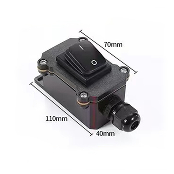 Лодковидна водоустойчива кутия за превключвател за външна употреба, 30 A, съпротивление на контакта ≤50 mΩ, съпротивление на изолацията ≥100 MΩ, 50 000 цикъла, CE, до 440 V