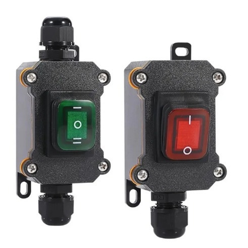 Лодковидна водоустойчива кутия за превключвател за външна употреба, 30 A, съпротивление на контакта ≤50 mΩ, съпротивление на изолацията ≥100 MΩ, 50 000 цикъла, CE, до 440 V