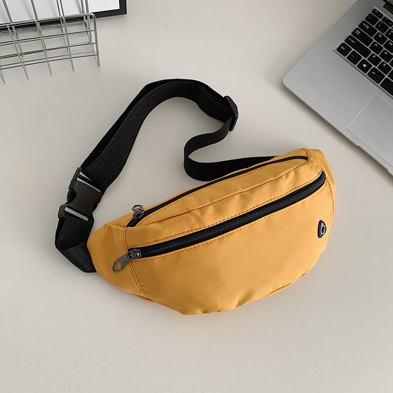 Vyriška Oxford audinio crossbody rankinė su užtrauktuku, poliesterio pamušalas, ID kortelės kišenė, vidinė patch kišenė