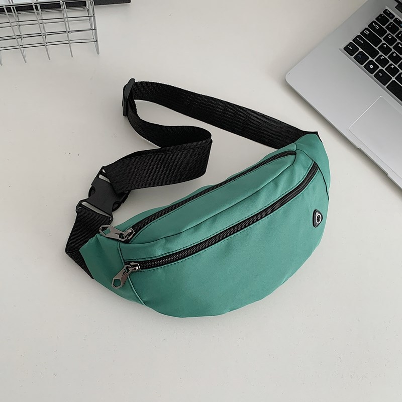 Vyriška Oxford audinio crossbody rankinė su užtrauktuku, poliesterio pamušalas, ID kortelės kišenė, vidinė patch kišenė