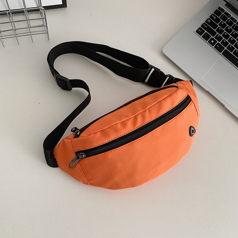 Vyriška Oxford audinio crossbody rankinė su užtrauktuku, poliesterio pamušalas, ID kortelės kišenė, vidinė patch kišenė