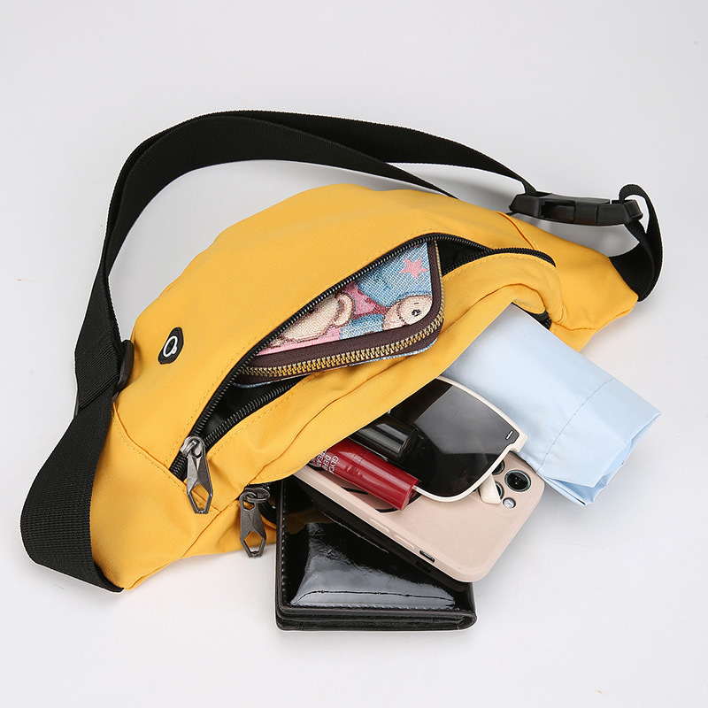 Torba za prsa i struk s višestrukim pretincima, Oxford platno, zatvarač, unutarnja pregrada sa zatvaračem, poliester podstava, proljeće 2025