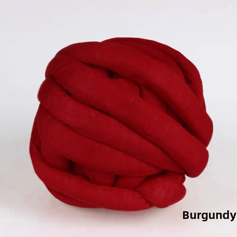 Pătură tricotată manual din lână amestecată, răsucire în inel, fir de grup, origine Zhejiang