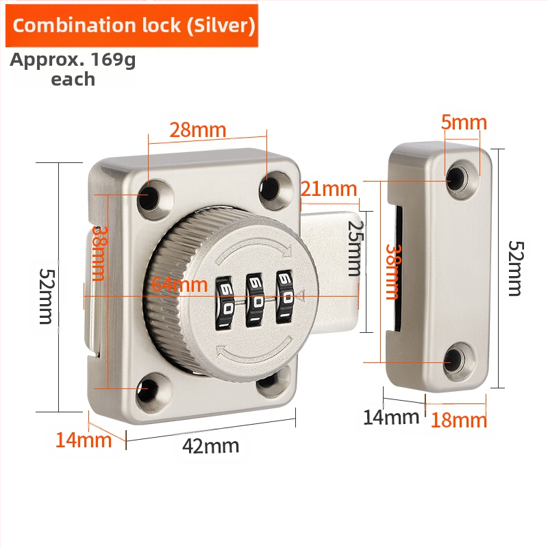 Брава за врати с пеперудена щипка, модел MMCX, цинкова сплав, обработка на повърхността: Друга