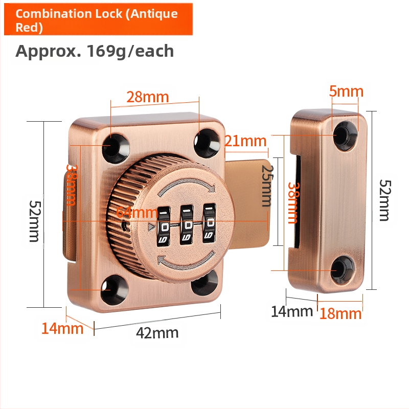 Брава за врати с пеперудена щипка, модел MMCX, цинкова сплав, обработка на повърхността: Друга