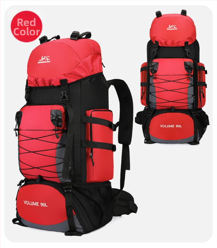 Nailona pārgājienu mugursoma, ergonomiska muguras daļa ar fizioloģisku līkni, nodilumizturīga, mitrā/sausā atdalīšana, poliestera oderējums