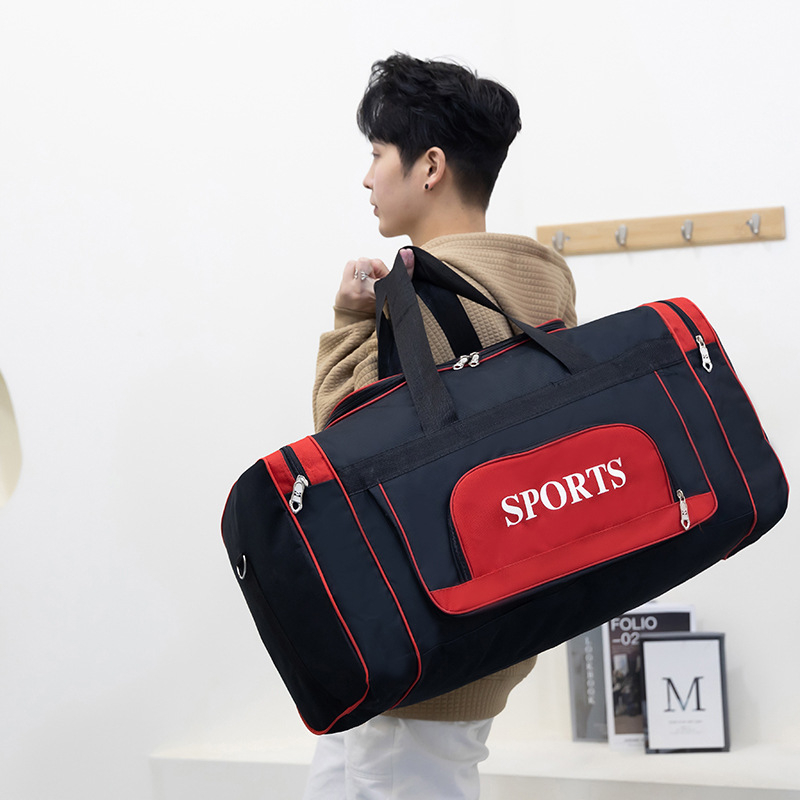 Putna torba s kapacitetom 56–75L, Oxford platno, vodootporna, podstava od poliestera, unisex