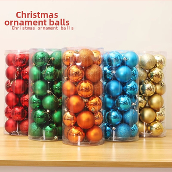 Kalėdinė dekoracinė kamuolys, plastikas, šiuolaikinio meno stilius, elektroplatingas