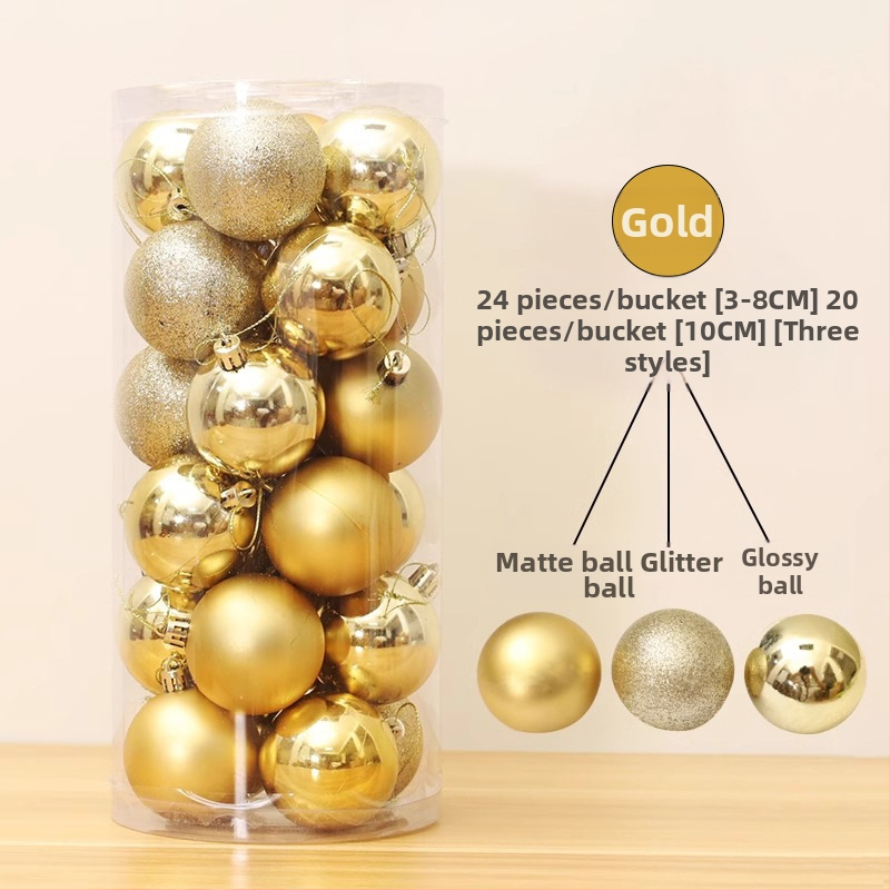 Kalėdinė dekoracinė kamuolys, plastikas, šiuolaikinio meno stilius, elektroplatingas