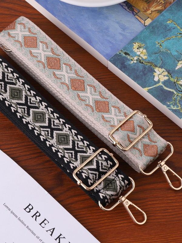 Maišo/Pečių dirželis – Poliesteris, Išplėčiamas dizainas, Miesto paprastumas, Gėlių raštas, Išleidimas: Žiema 2024