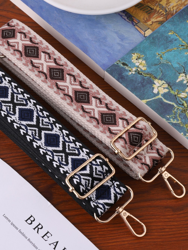 Maišo/Pečių dirželis – Poliesteris, Išplėčiamas dizainas, Miesto paprastumas, Gėlių raštas, Išleidimas: Žiema 2024