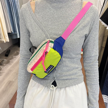 Bērnu mini crossbody soma no neilona – ultra viegla, ātri žūstoša, elpojoša, universāla ikdienas ārējai lietošanai