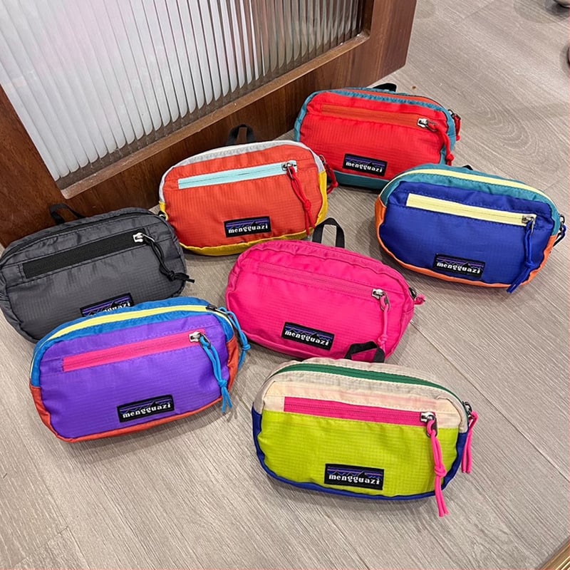 Gyerekeknek szóló nylon mini keresztpántos táska – ultra könnyű, gyorsan száradó, lélegző, uniszex mindennapi kültéri használatra