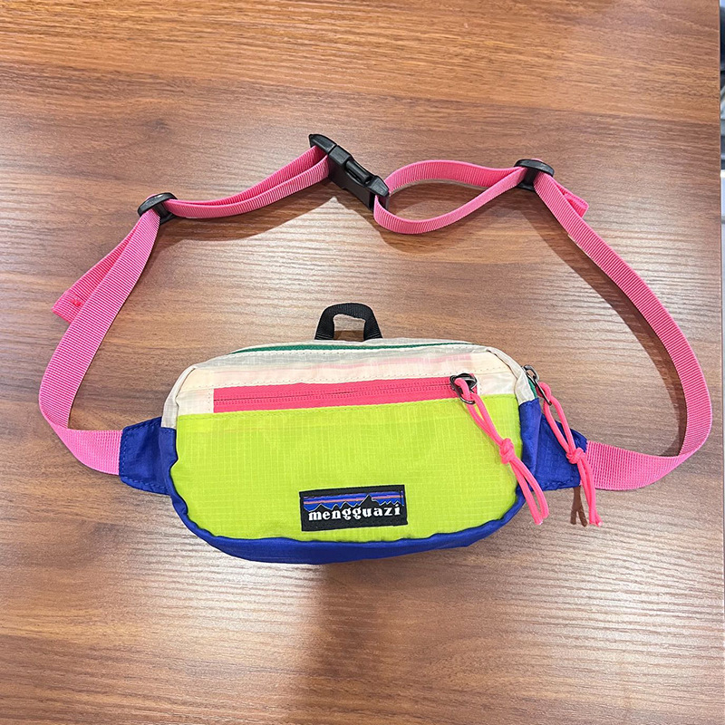 Bērnu mini crossbody soma no neilona – ultra viegla, ātri žūstoša, elpojoša, universāla ikdienas ārējai lietošanai