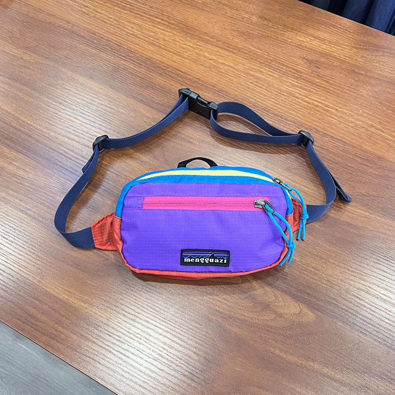 Bērnu mini crossbody soma no neilona – ultra viegla, ātri žūstoša, elpojoša, universāla ikdienas ārējai lietošanai