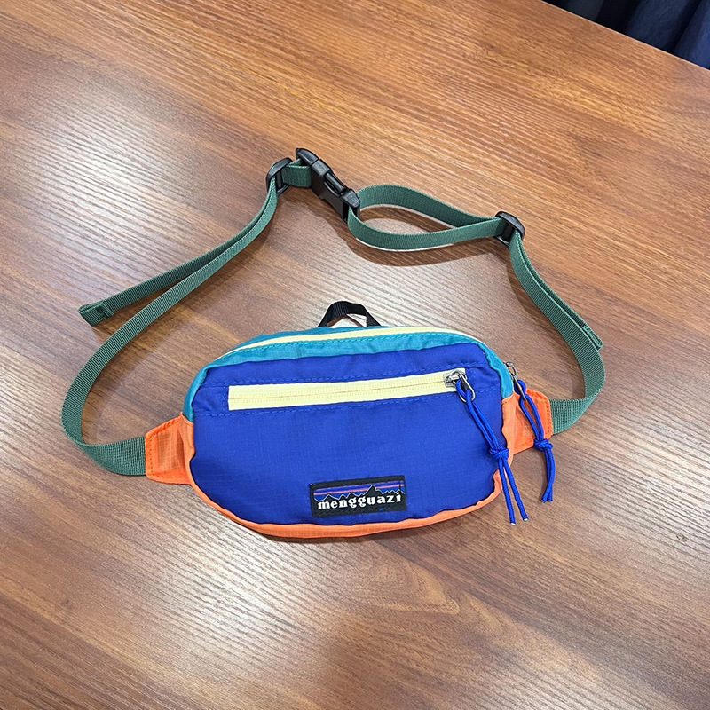 Bērnu mini crossbody soma no neilona – ultra viegla, ātri žūstoša, elpojoša, universāla ikdienas ārējai lietošanai