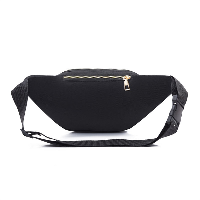 Geantă de talie pentru femei – Multifuncțională, cu capacitate mare (Stil: street trend; Material: Oxford cloth; Închidere: fermoar; Structură internă: buzunar secret cu fermoar; Tip exterior: tridimensional)