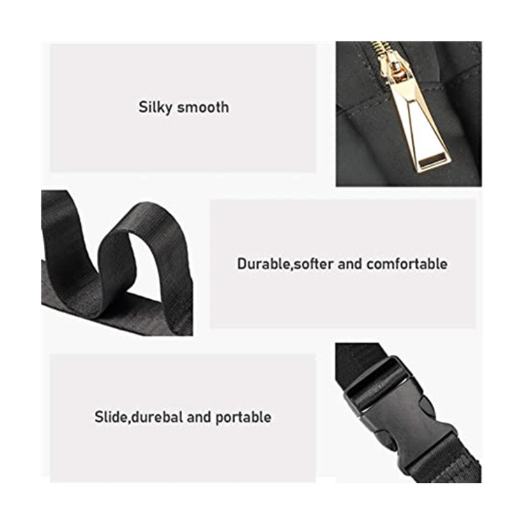 Unisex sporto juosmens krepšys – Oxford audinys, atsparus dėvėjimui, prieš vagystę, poliesterio pamušalas