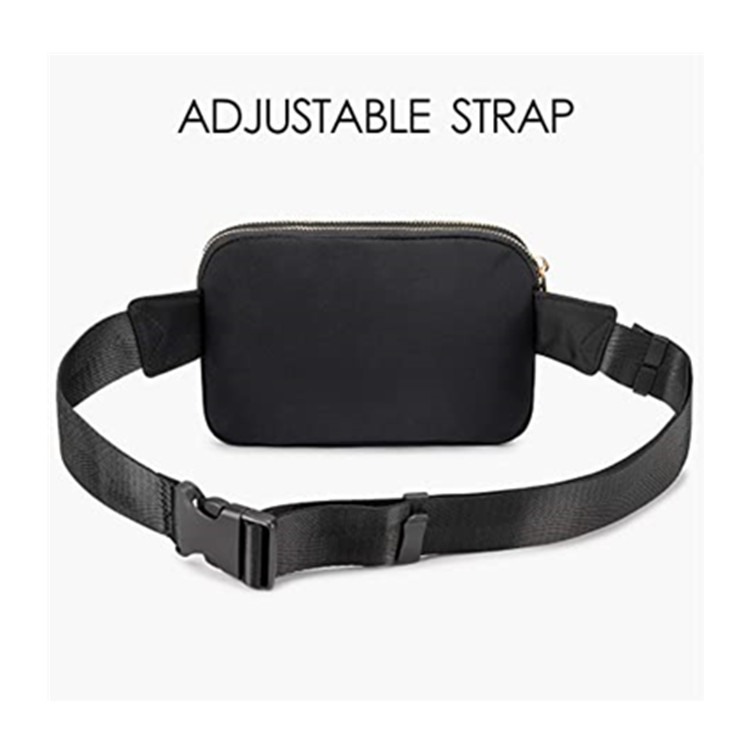 Unisex sporto juosmens krepšys – Oxford audinys, atsparus dėvėjimui, prieš vagystę, poliesterio pamušalas