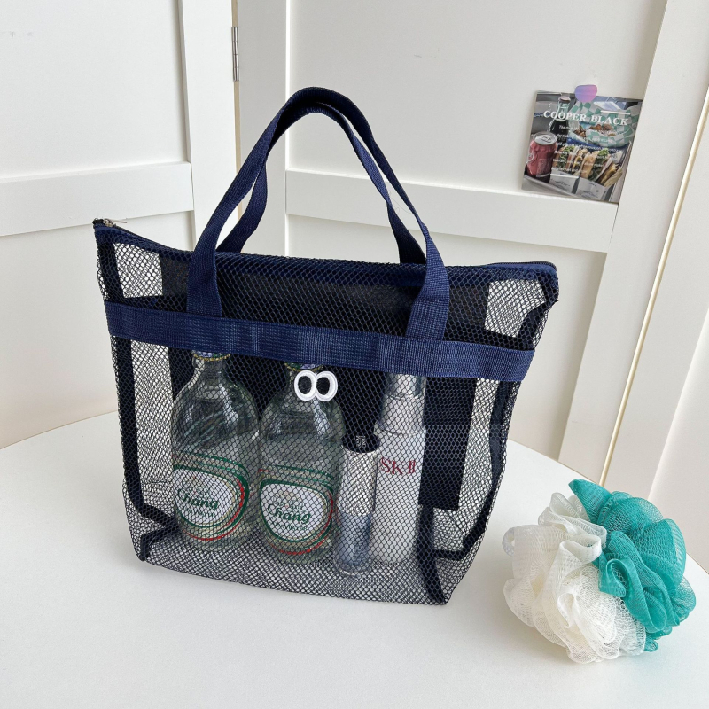 Τσαντάκι καλλυντικών με δίχτυ, για αποθήκευση καλλυντικών και προϊόντων περιποίησης, φορητό για εξωτερική χρήση, ιαπωνικό στυλ