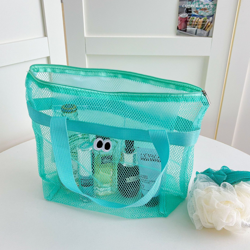 Τσαντάκι καλλυντικών με δίχτυ, για αποθήκευση καλλυντικών και προϊόντων περιποίησης, φορητό για εξωτερική χρήση, ιαπωνικό στυλ