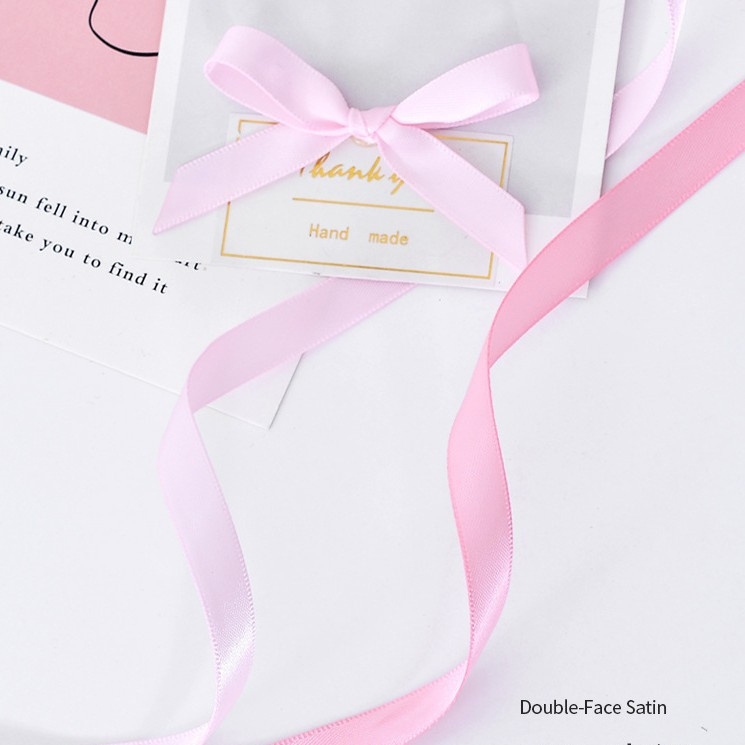 6 ritinėlių rinkinys dvipusės poliesterio juostelės, 1 cm pločio, skirtas dovanoms įvynioti ir DIY plaukų aksesuarams