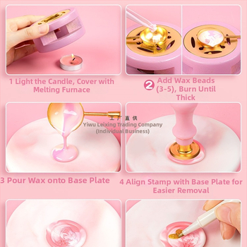 Vaska zīmogu komplekts, modelis 985, amatniecības komplekts ar zīmogu galviņām, materiāls: zīda ziedi