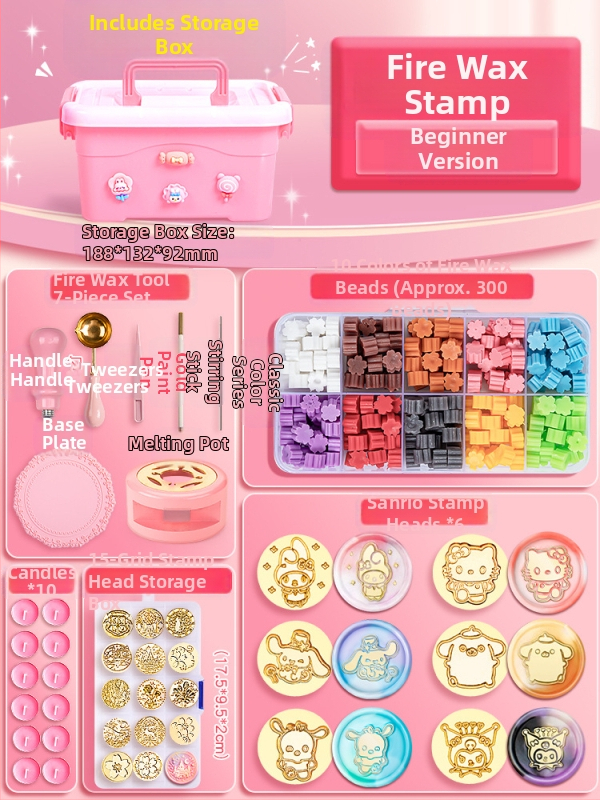 Vaska zīmogu komplekts, modelis 985, amatniecības komplekts ar zīmogu galviņām, materiāls: zīda ziedi