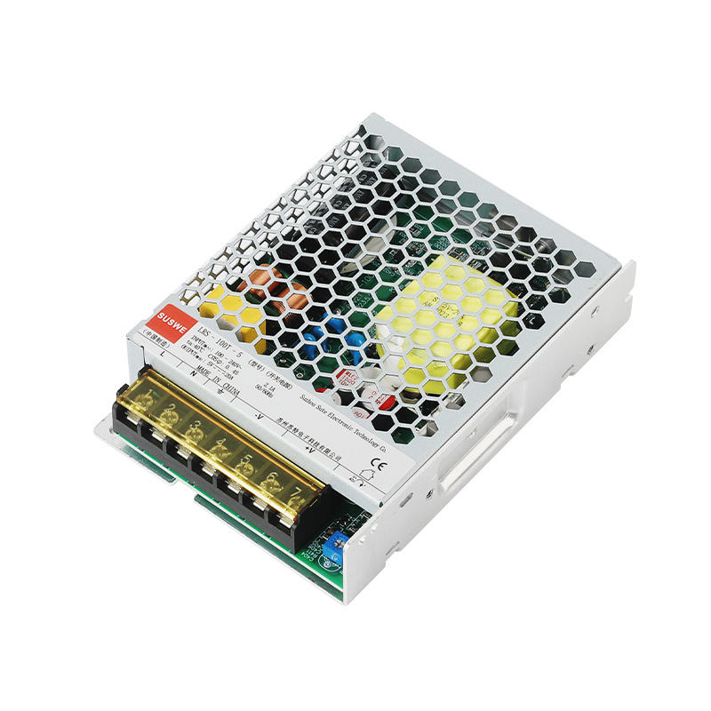 SUSWE LRS keičiamasis maitinimo šaltinis, itin plonas metalo tinklo korpusas, įėjimas 220V, išėjimo galia 350W