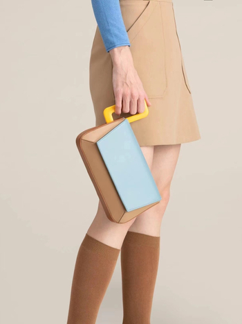 PU oldaltáska fedéllel, vízszintes négyzet alakú, mágneszáras, belső telefontok, mindennapi használatra