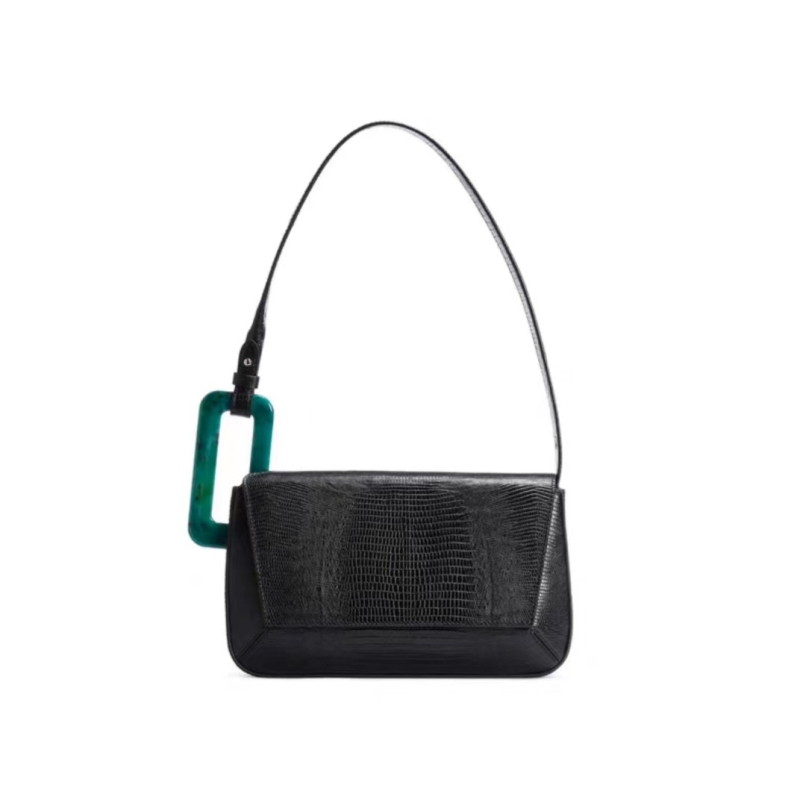 PU oldaltáska fedéllel, vízszintes négyzet alakú, mágneszáras, belső telefontok, mindennapi használatra