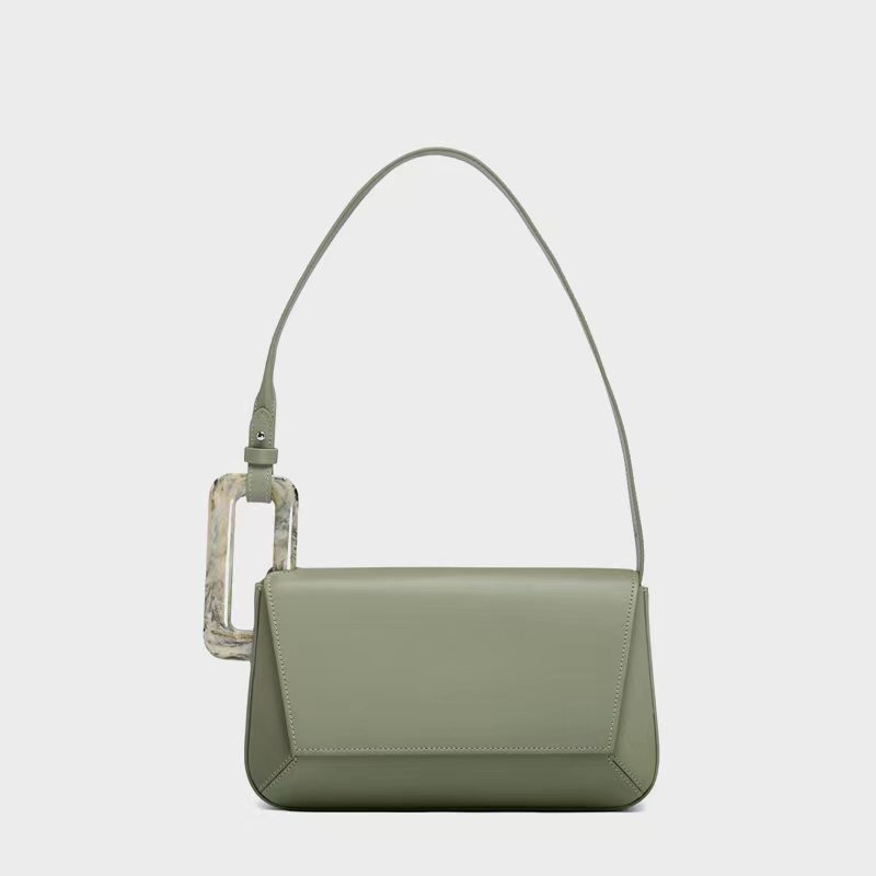 PU oldaltáska fedéllel, vízszintes négyzet alakú, mágneszáras, belső telefontok, mindennapi használatra