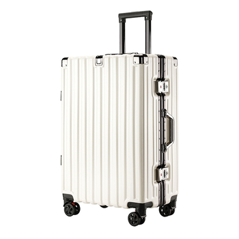 Bagaj de mână cu cadru din aluminiu și roți universale, carcasă ABS/PC, impermeabil și rezistent la uzură, încuietoare cu cod