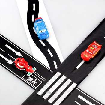 Ταινία δρόμου και σιδηροδρομικού τρένου για DIY; κόλλα με βάση το χαρτί; μη συναρμολογείται; κατάλληλη για ηλικίες 0–3 ετών; Κατηγορία 3C: Άλλα παιχνίδια κάτω των 14 ετών