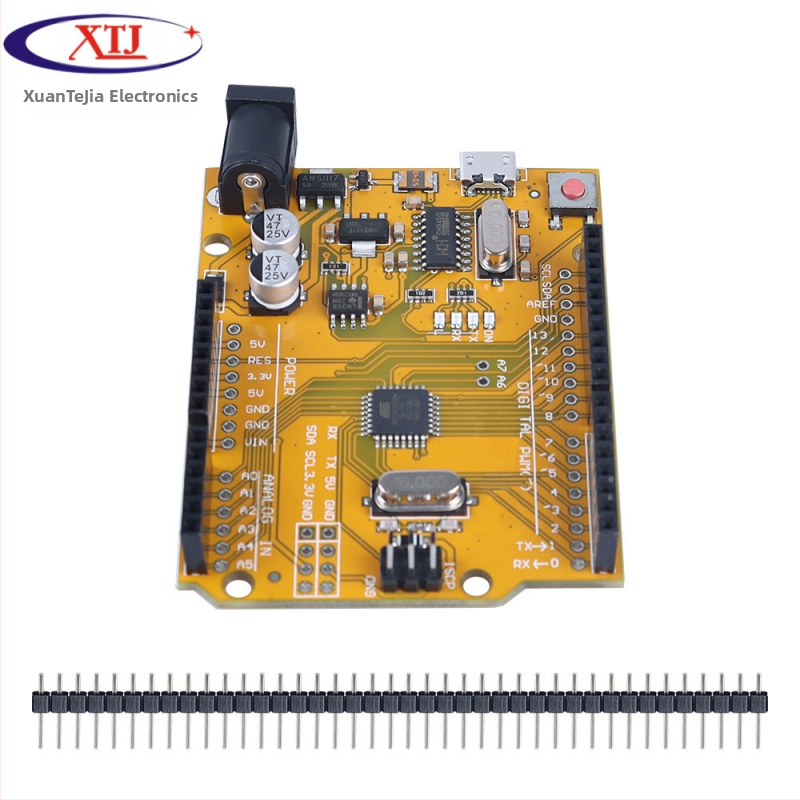 XTJduino UNO-R3 развојна плоча за микроконтролер, подобрена версия с CH340