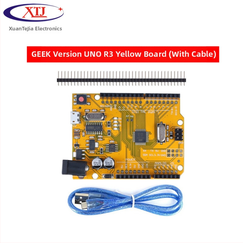 XTJduino UNO-R3 πλακέτα ανάπτυξης μικροελεγκτή, βελτιωμένη έκδοση με CH340