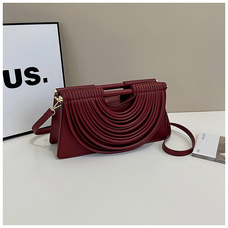 Crossbody torbica od PU kože, gradski jednostavni stil, horizontalni kvadratni oblik, magnetska kopča, džep za telefon