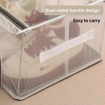 Κουτί αποθήκευσης παπουτσιών, PVC, με καπάκι, αναδιπλούμενο, 30 L χωρητικότητα, δυνατότητα στοίβαξης