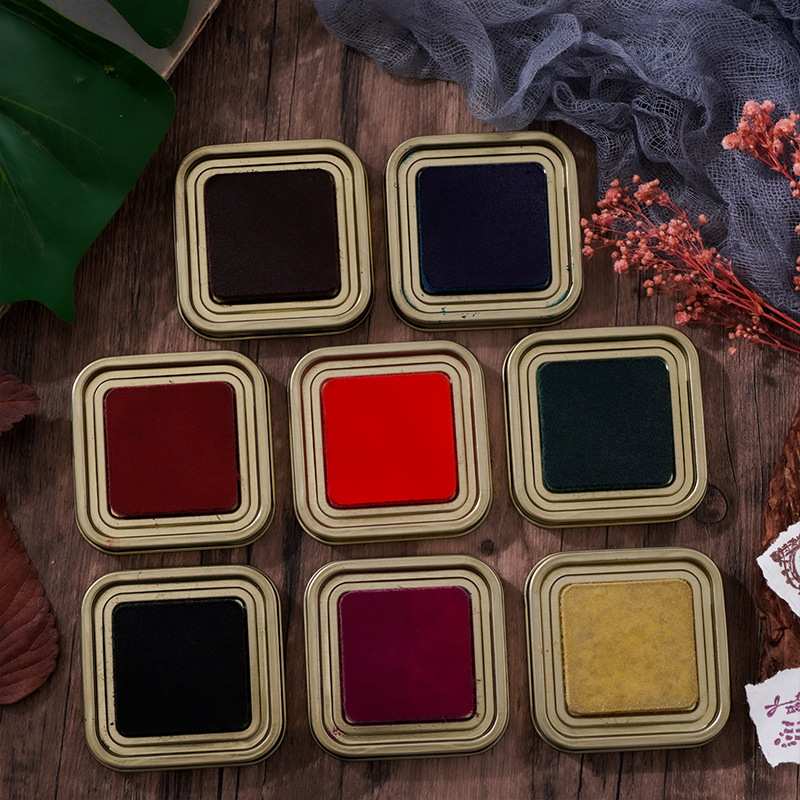 Joyful Пад за мастило – Маслено мастило, за дневник и печати, Метална кутия