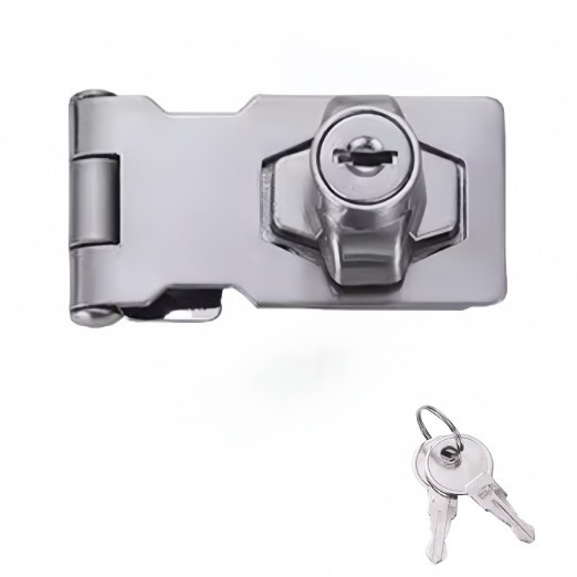 Заключваща брава за шкафове, повърхностно монтирана, цинкова сплав, модел A24, за файлови шкафове, шкафове за заключване, електрически кутии и пощенски кутии