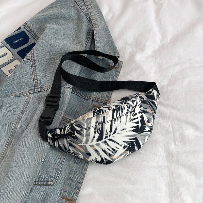 Oksford torba za struk preko tijela, proljeće 2025 izdanje, podstava od poliester, zatvaranje zipom, unutarnja džep na zip