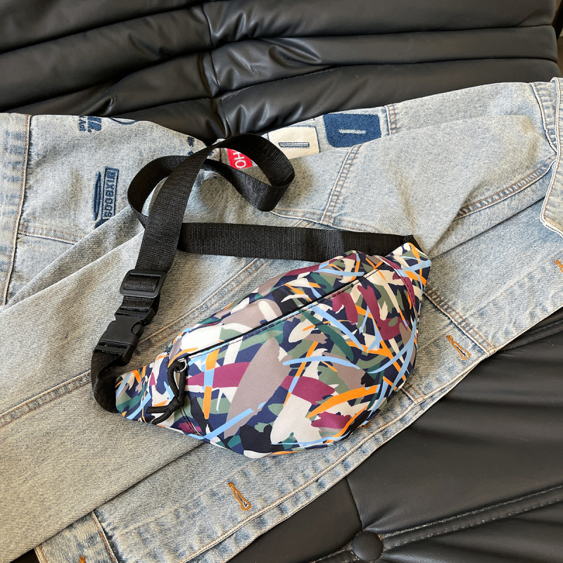 Oksford torba za struk preko tijela, proljeće 2025 izdanje, podstava od poliester, zatvaranje zipom, unutarnja džep na zip